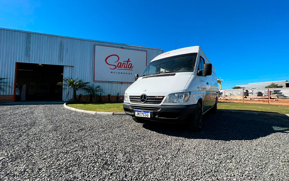 A imagem representa a durabilidade de um motorhome.