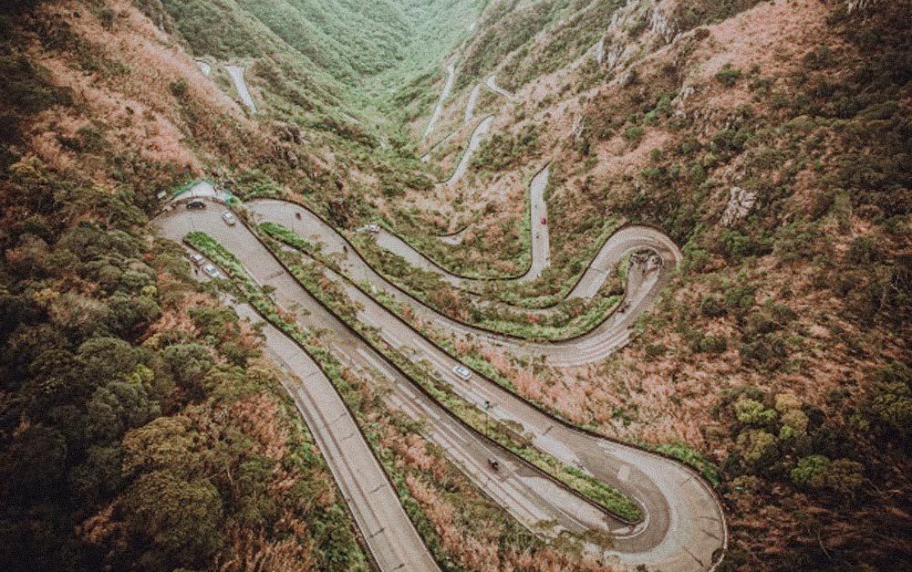 A imagem representa a beleza da Serra Catarinense.